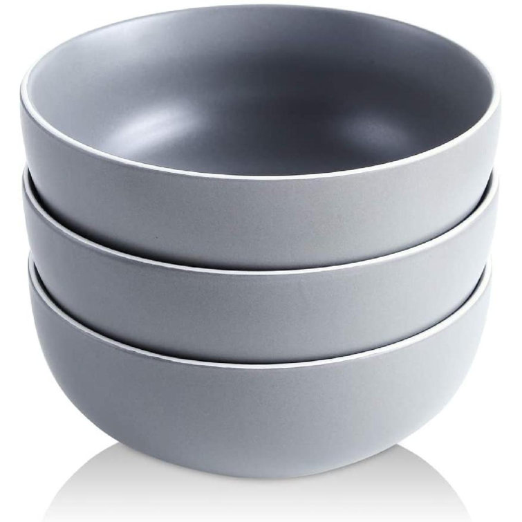 Latitude Run® Porcelain Large Serving Bowls, Large Salad Bowls Set, Big